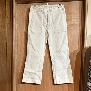 CAbi Cream Cropped Pants